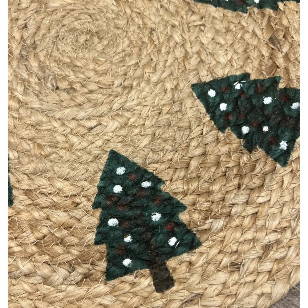 Juke Woven Christmas Tree Table Placemats 15.5